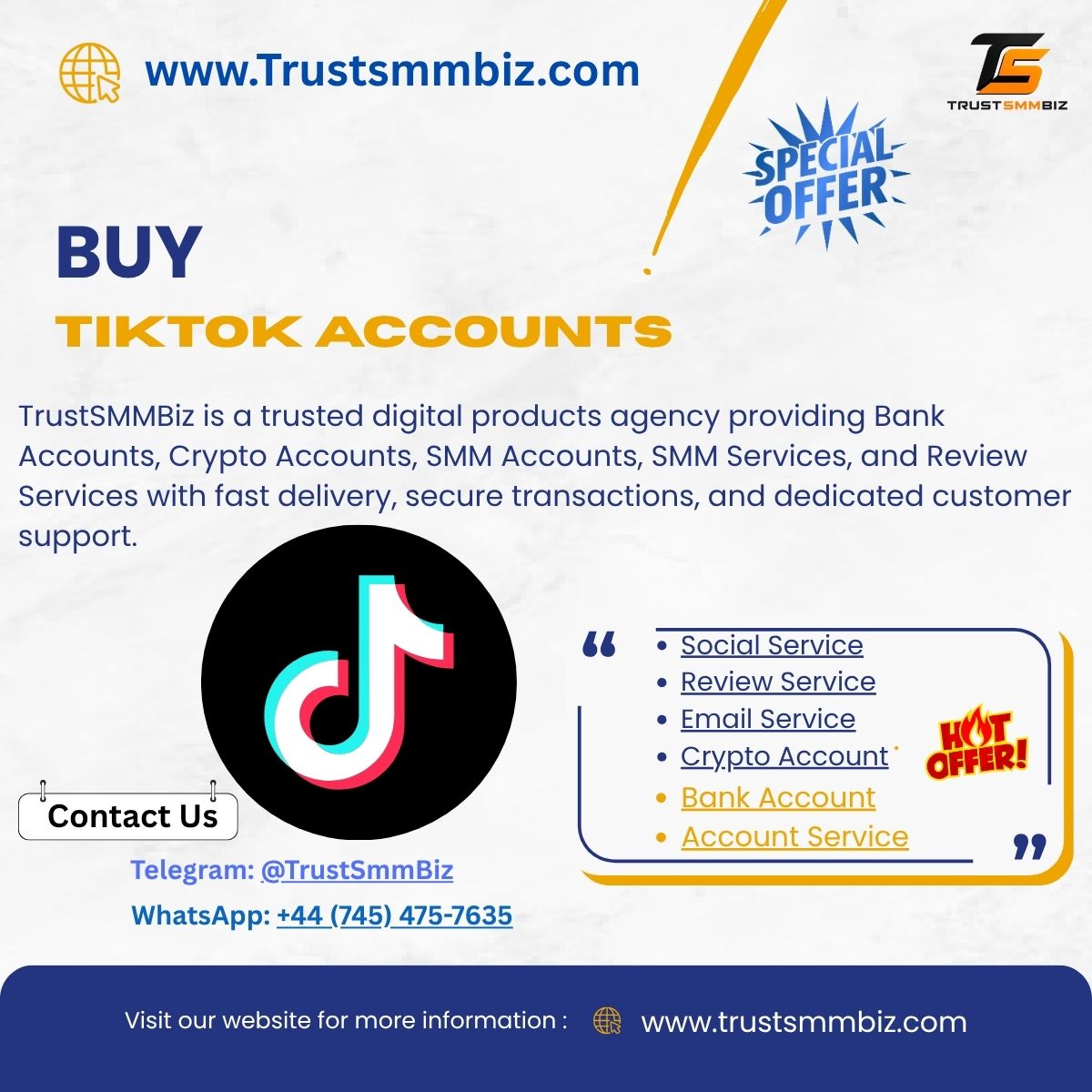 Buy TikTok Accounts