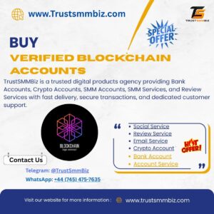 Buy Verified Blockchain Accounts