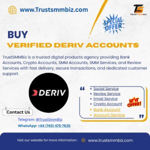 Buy Verified Deriv Accounts