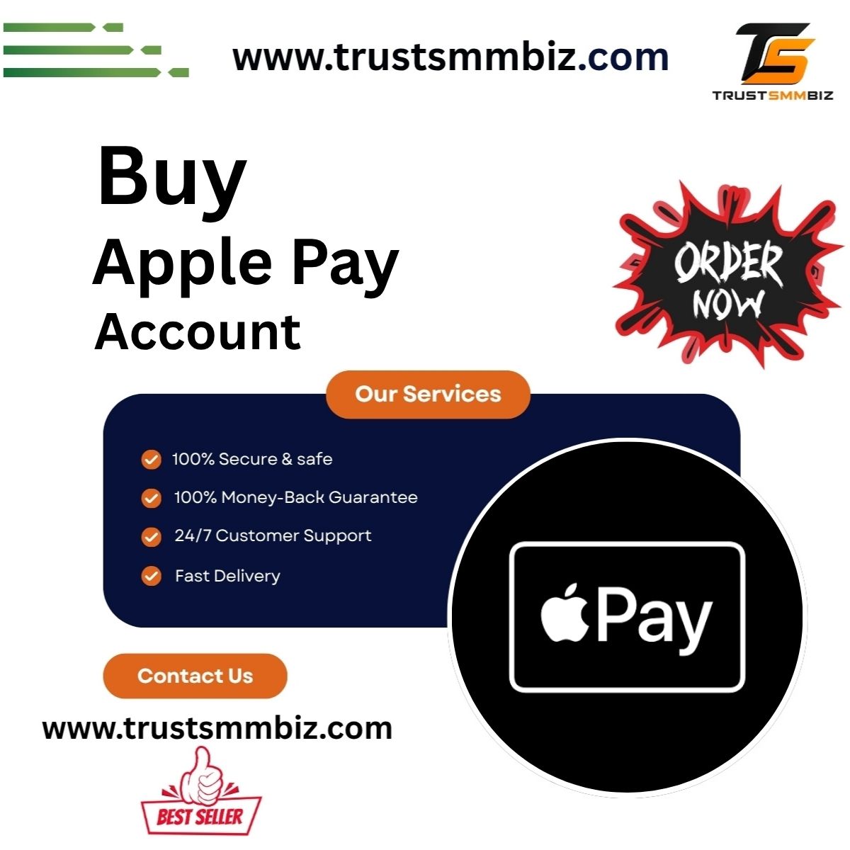 Buy Apple Pay Accounts - TrustSmmBiz