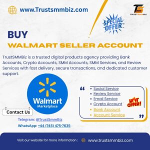 Buy Walmart Seller Account