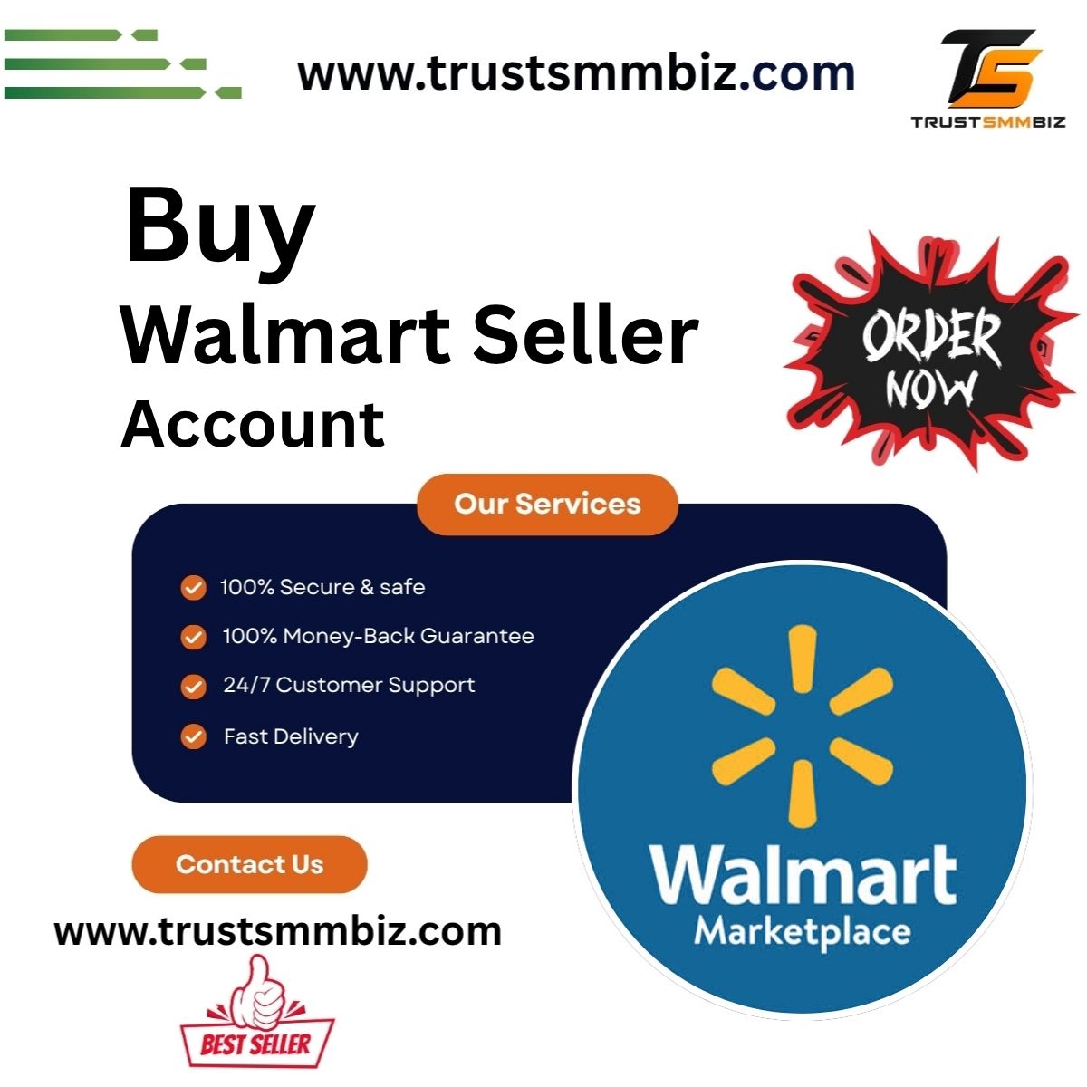 Buy Walmart Seller Account - TrustSmmBiz